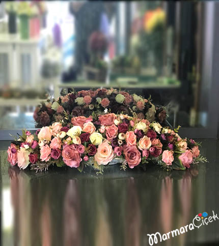 Artificial Table Flower with Roses
