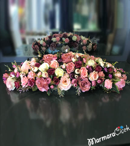 Artificial Table Flower with Roses